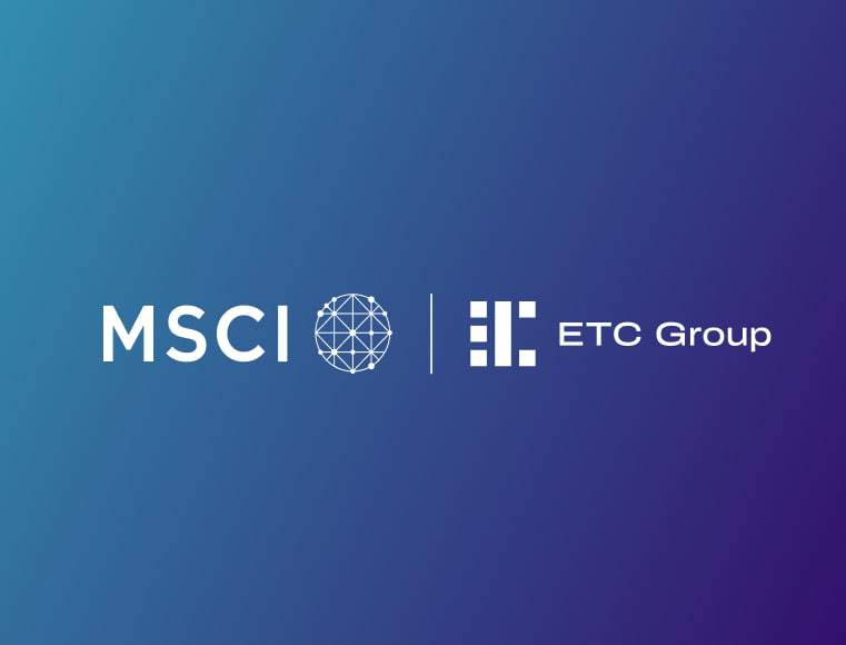 ETC Group startet XETRA-Handel des ersten 
            auf MSCI-Index basierten Krypto ETP illustration
