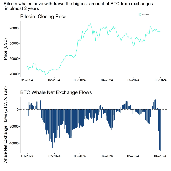 BTC_Price_vs_Whale_Net_Exchange_Flows