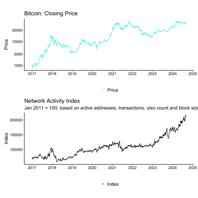 BTC Network Activity Index