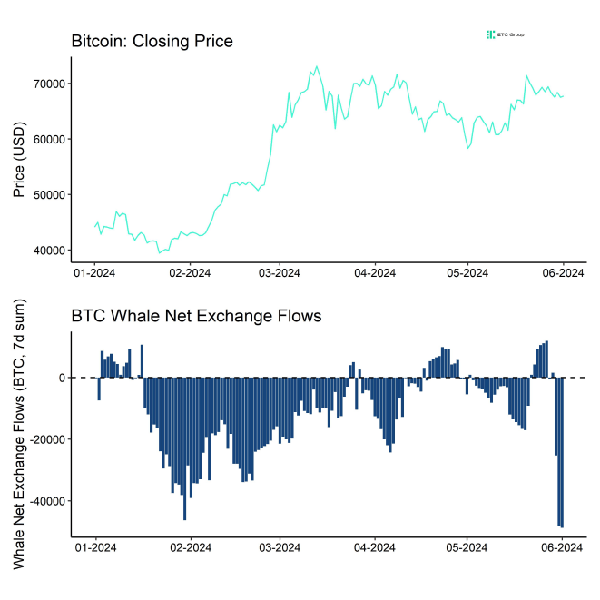 BTC_Price_vs_Whale_Net_Exchange_Flows